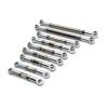 AQWBTYD Compatible with WLtoys 12429 1/12 RC Car Upgrade Replacement Parts Accessories Metal Pull Rod Steering Rod Set RC Assortment(Silver) view 1