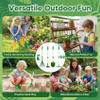 Otbushit 6PCS Toddler Gardening Set, Green Outdoor Garden Toy Set with Shovel & Rake, Wooden Handle & Metal Heads for Boys & Girls Ages 3+ view 4