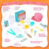 Kids Ice Cream Making Science Kit Make Real Ice Cream with Reusable Shaker, Includes Chef Costume (Apron+Hat+Sleeves), Visual Recipes, Scoop & Bowls STEM Gift for Ages 6-12 view 3