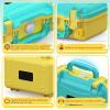 JINPIAOPIAO Storage Case Scratch Resistant Organizers Box for Game Systems Waterproof Case with Handle Travel Carry Box view 3