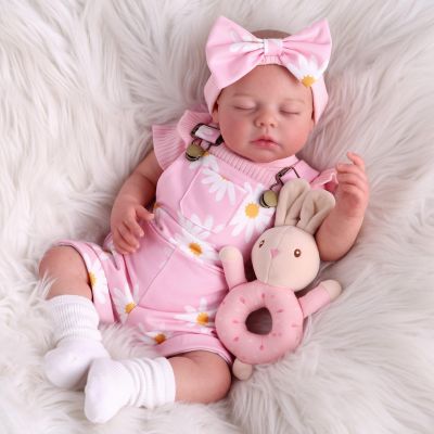BABESIDE 20 Inch Reborn Baby Doll, Realistic Newborn with Soft Body