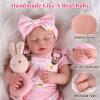 BABESIDE 20 Inch Reborn Baby Doll, Realistic Newborn with Soft Body view 4