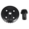 10T+30T Helical Bevel Gear Set 40CR Steel for 1/14 Scale RC Car Front Rear Axle Replacement Drivetrain Parts Compatible with 14210 14209 16208(Front) view 1