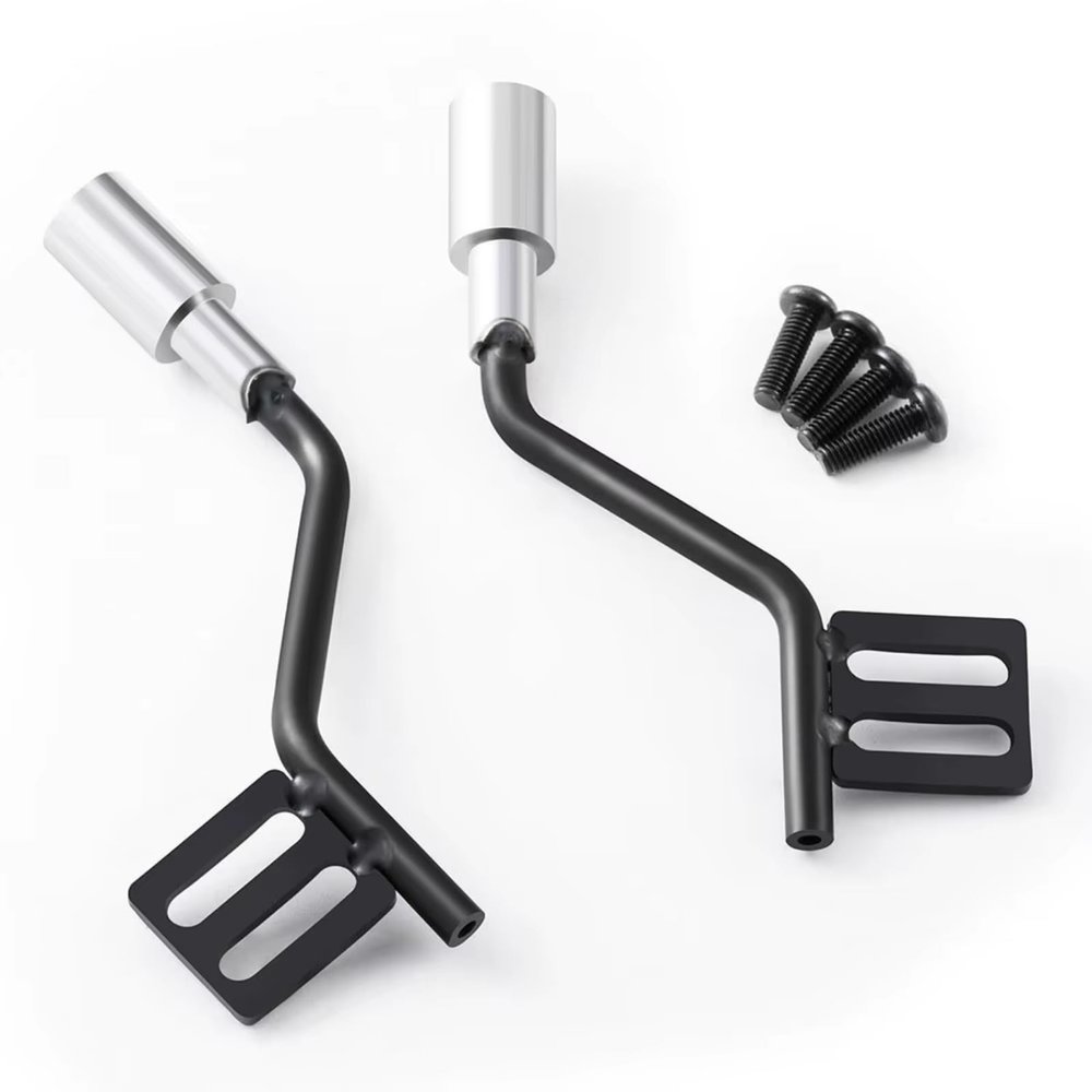 RC Car Accessories Compatible with Axial for SCX10 II 90046 1/10 RC Car Upgrade Parts Accessories Metal Exhaust Pipe Tail Throat