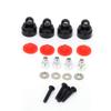 Shock Cap RC Spare Parts Upgrade Accessory for 1/10 ECX 2WD RC Car, CNC - Machined Aluminum Alloy Shock Caps with Anodized Finish, Durable Replacement for Hobby Off - (Black ECX1037BL) view 1
