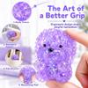 1Pcs Squishy Dog Stress Ball, Purple Stress Relief Animals Squishies view 3