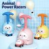 Balloon Launcher Toy Set, 2026 Upgraded Balloon Car Toy Pump Set, Animal Air-Powered Balloons Car toy with 20 Colorful Balloons, 2-in-1 Ground Racing and Flying Play Toys for Ages 3-8 (Seal+2car) view 2