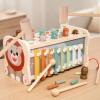 tysszx 5 in 1 Wooden Hammering Pounding Toy, Kids Wooden Musical Pounding Activity Toy view 2