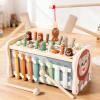 tysszx 5 in 1 Wooden Hammering Pounding Toy, Kids Wooden Musical Pounding Activity Toy view 3