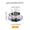 CAKEEYUM Kids Tea Set Heat-Resistant Stainless Steel Children's Tea Set with 4 x 70ml Cups, 4 Saucers & Spoons Perfect for Girls & Boys Party Play view 2