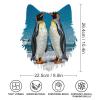 Happy Penguins Jigsaw Puzzle 175PCS Wolf Head Design Puzzle Wooden Jigsaw Puzzles for Adults Families view 2