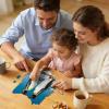 Happy Penguins Jigsaw Puzzle 175PCS Wolf Head Design Puzzle Wooden Jigsaw Puzzles for Adults Families view 4