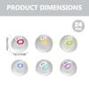 24 Packs Mini Stress Toys Soft Squeeze Toys with Funny Faces Sensory Fidget Toy for Adults Kids Cute Desk Toy for Anxiety Relief view 2