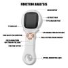 500x Handheld Portable Microscope for Digital USB Recharging Magnifier for Ages 6-12 Students (White view 3