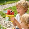 Electric Bubble Wand - Automatic Glow Foam Stick,Leak-Proof Dinosaur Design Handheld Bubble Machine,for Ages 3-8 Kids Boys Girls Adult Youth Night Party Backyard Birthday Lawn view 2