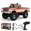 GoolRC RC Crawler, 1:16 Scale 4WD RC Pickup Truck, All Terrain Off Road Rock Crawler, 2.4GHz Remote Control Truck with LED Lights and 2 Batteries for Adults (Orange) view 1