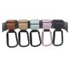 6 Pcs Baby Stroller Hooks Portable Infant Carriage Hook Multifunctional Leather Aluminum Alloy Accessories(Pink) view 3