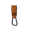6pcs Baby Stroller Hooks Compatible with Bags PU Leather Universal Climbing Buckle Cart Organizer Diaper Bag Hanger Accessories(Brown) view 1