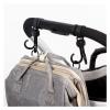 60 Pcs Hooks for Stroller Car Shopping Cart Baby Accessories Rotate 360 Degree Hook Pram Organizer Bag Hanger view 4