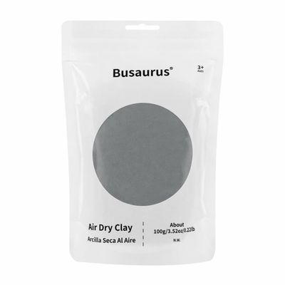 100g Gray Air Dry Foam Clay, DIY Magic Model Clay for Kids, Colorful Soft Clays for School Supply, Slime, Art Projects, Cosplay - Non-Sticky, Non-Toxic & Safe - Gifts for Boys & Girls and Adult
