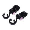 8 Pcs Baby Stroller Hook Multifunctional Basket Strap Bag Hanger Grip Accessories Pram for Diaper Changing Bags Clothing(Pink) view 1
