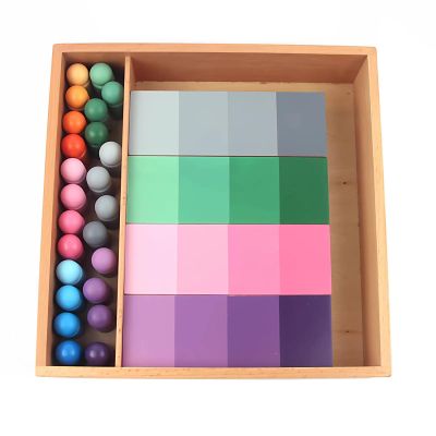 BANGYUA Montessori Color Game Resemblance Sorting Task, Color Classification Matching Game