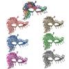 7Pcs Mardi Gras Eyes Mask,Half Face Carnival Favors Venetian Peacock Mask,Women Men Masquerade Eyes Masks for New Orleans Parades Halloween Birthday Supplies view 1