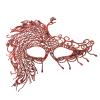 7Pcs Mardi Gras Eyes Mask,Half Face Carnival Favors Venetian Peacock Mask,Women Men Masquerade Eyes Masks for New Orleans Parades Halloween Birthday Supplies view 3