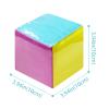 Learning Dice with Clear Pocket, 6 Sided Education Playing Cube for Classroom, Large Teacher Teaching Tool view 3