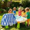 Kids Water Table Cover | Outdoor Sand Water Play Table Cover | Waterproof Anti-UV WaterPlay Tables Covers with Storage Bag for Boys Girls Pool Backyard Yard Beach view 2