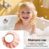 2PCS Kids Shower Cap, Soft Adjustable Shampoo Protection Cap, Washing Hair Shower Bathing Hat, Washing Hair without Tears, Hairs Shield Hat for, Kid, Children view 2
