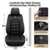 CCYCZX Custom Fit Seat Covers for Toyota RAV4 2019-2025, Full Set Waterproof Leather Car Seat Covers for RAV4 LE XLE Hybrid Limited, 5-Seats Airbag Compatible Auto Interior Accessories (Black) view 4