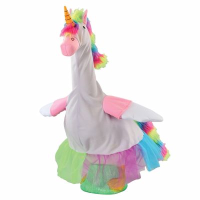 Gajula.Enterprises Unicorn Large Goose Outfit 1-Piece Fantasy Costume for 23" Lawn Goose Statue