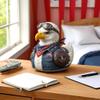 iWorldBlue American Independence 250th Anniversary Rubber Duck, Patriotic Military Rubber Duck for Ducking, Army Veteran Duck for Car Dashboard, Gift for Veterans & Duck Lovers (Pilot Eagle) view 2