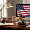 iWorldBlue American Independence 250th Anniversary Rubber Duck, Patriotic Military Rubber Duck for Ducking, Army Veteran Duck for Car Dashboard, Gift for Veterans & Duck Lovers (Pilot Eagle) view 4