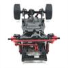 PDDSETorn Metal Steering Cup and Rod Set for 1/12 RC Crawler Compatible with MN82 MN78 D90 D91 D96 MN98 99S(Black) view 2