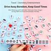 KZGMMHY8 Portable Travel Mahjong Set with Folding Table, Mini Mahjong Game for Camping, Picnic, Home Use(Mahjong+Table) view 4