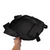 BRIGHTFUFU Stroller Storage Basket Organizer Bag, under Bottom Mesh Net with Hanging Diaper Holder, Black Oxford Fabric for Travel and Outdoor Use view 4