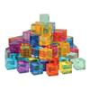 Kaplan Early Learning Translucent Cubes with Mirror Tray - 100 Pieces view 1