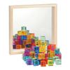 Kaplan Early Learning Translucent Cubes with Mirror Tray - 100 Pieces view 4