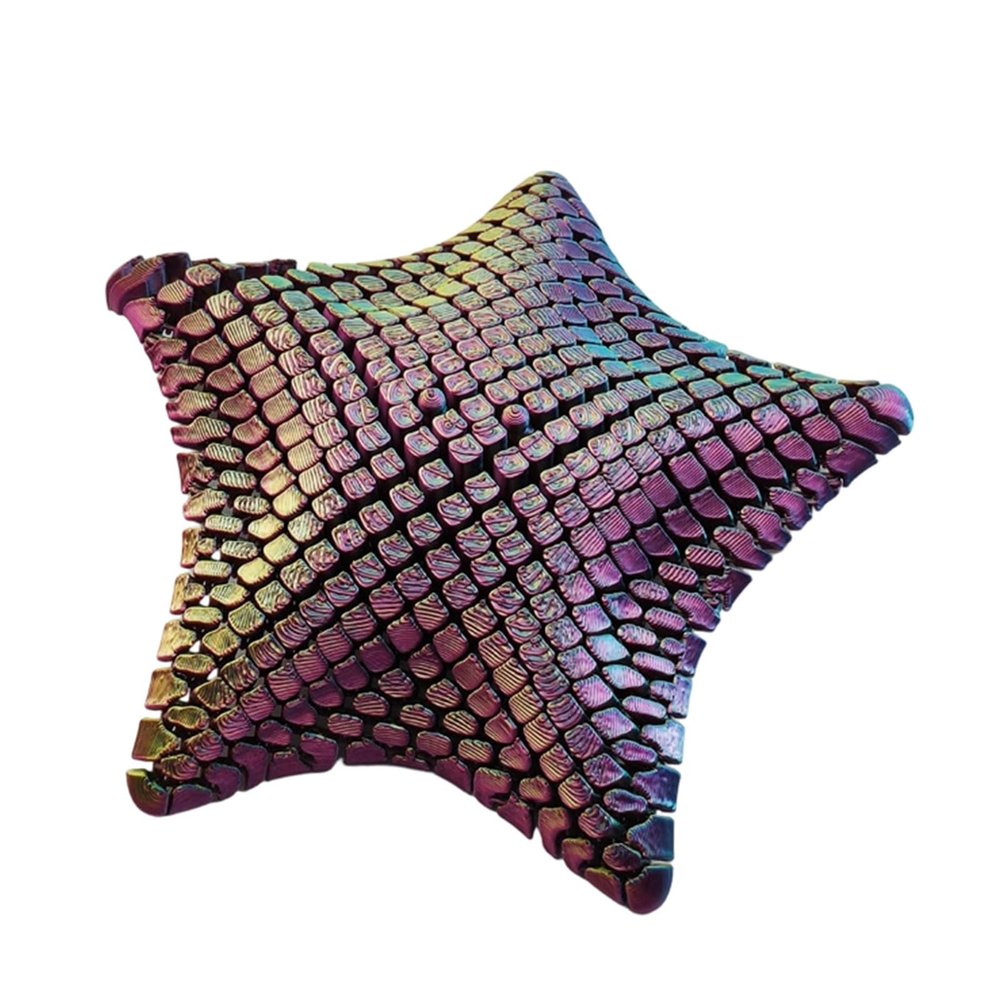 3 Dimensions Printed Starfishs, 3 Printed Animal Fidgets Toy for Stress Relief Desktop Decors Statue Flexible Joint Articulated Fidgety Toy Realistic Hairless Figurines Statues