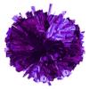 Lorilida Girls Cheerleading Uniform Cheer Leader Outfit Halloween Competition Top with Skirt Headband Socks Pom-pom Purple 6 Years view 2