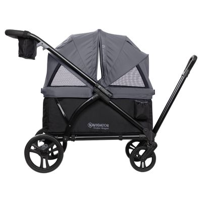 Baby Trend Navigator 2-in-1 Stroller Wagon, Dash Black