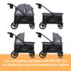Baby Trend Navigator 2-in-1 Stroller Wagon, Dash Black view 3