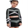 Yihuimin Girls Cheerleading Outfit Cheer Leader Uniform Stage Performance Dance Halloween Wear Competition Clothes Yellow 6 Years view 1
