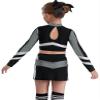 Yihuimin Girls Cheerleading Outfit Cheer Leader Uniform Stage Performance Dance Halloween Wear Competition Clothes Yellow 6 Years view 2