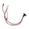 Children Electric Vehicle for CHARGER Socket 6V 12V 24V Round Charging Port with Wire Harness and 17A Fuse for Ride On Toy Cars Replacement Parts Black(B) view 2