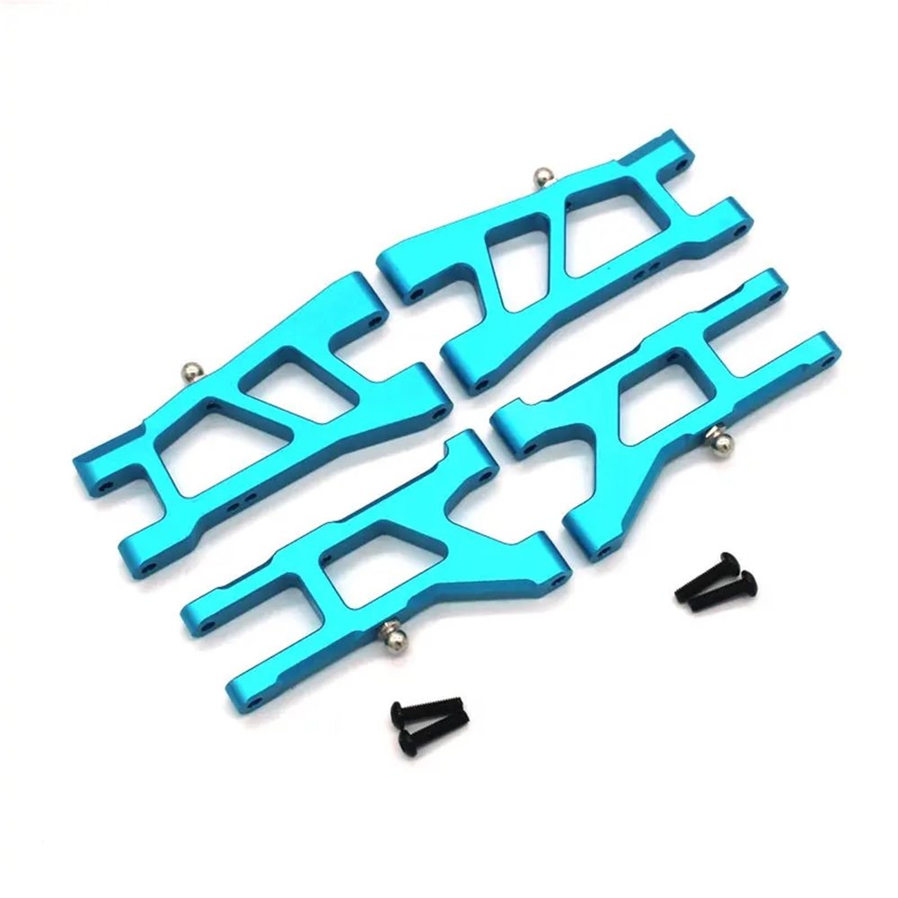 Rc Swing Arms For Hnr For Dodge H9802 Werewolf H9803 E30 1/10 Metal Front And Rear Lower Control Arm Remote Controlled Flat Sports Car Parts(Blue)