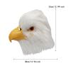 Bald Eagle Latex Mask for Halloween Costume, Realistic Bird Headpiece 38cmx33cm (15x13 inch) for Cosplay & Fancy Dress view 2
