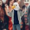 Bald Eagle Latex Mask for Halloween Costume, Realistic Bird Headpiece 38cmx33cm (15x13 inch) for Cosplay & Fancy Dress view 4
